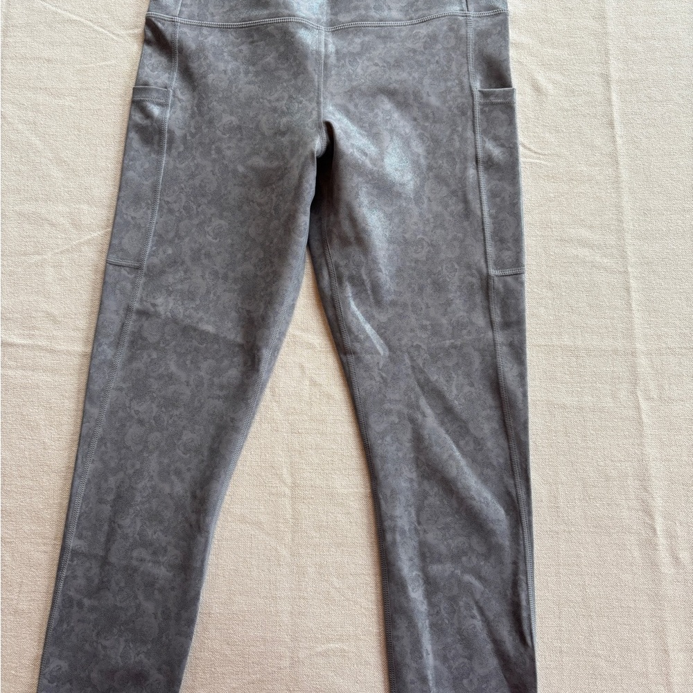 ZYIA Gray Textured Leggings